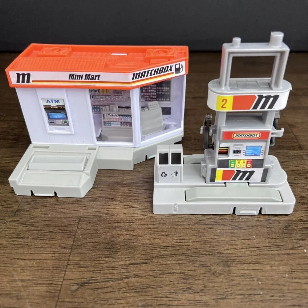 Matchbox Action Drivers Fuel Station Playset Parts Mini Mart Gas Station Pump - Picture 2 of 7